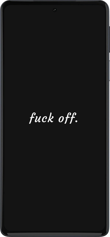 Силиконовый чехол Fuck off для Motorola Edge 30 Pro - 4731u-2826 изображение 