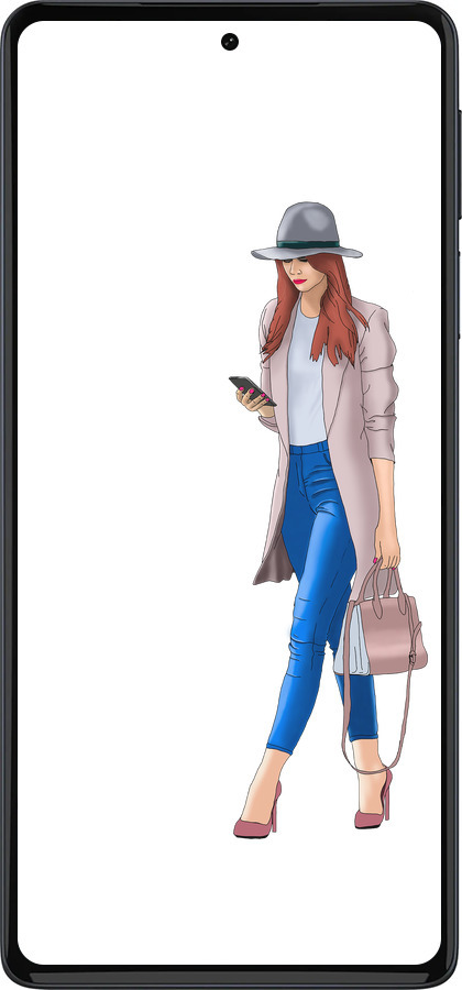 Силіконовий чехол Дівчинка 1 для Motorola Edge 30 Pro - 4751u-2826 изображение 