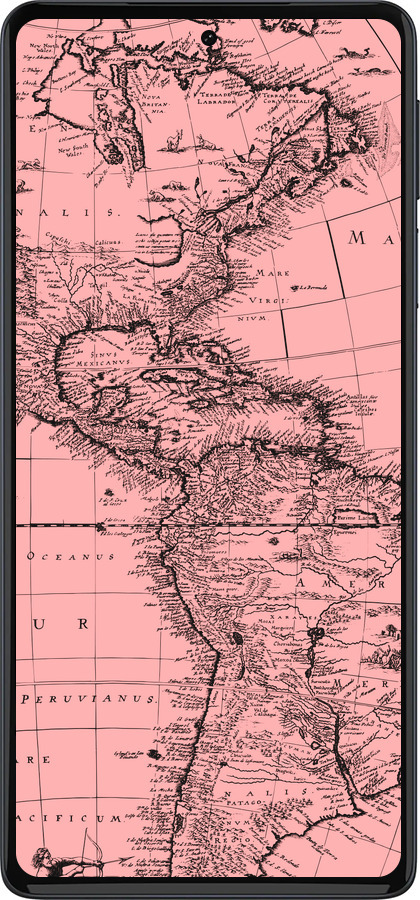 Силиконовый чехол Карта для Motorola Edge 30 Pro - 4794u-2826 изображение 