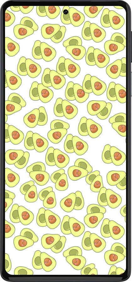 Силиконовый чехол Весёлые авокадо для Motorola Edge 30 Pro - 4799u-2826 изображение 