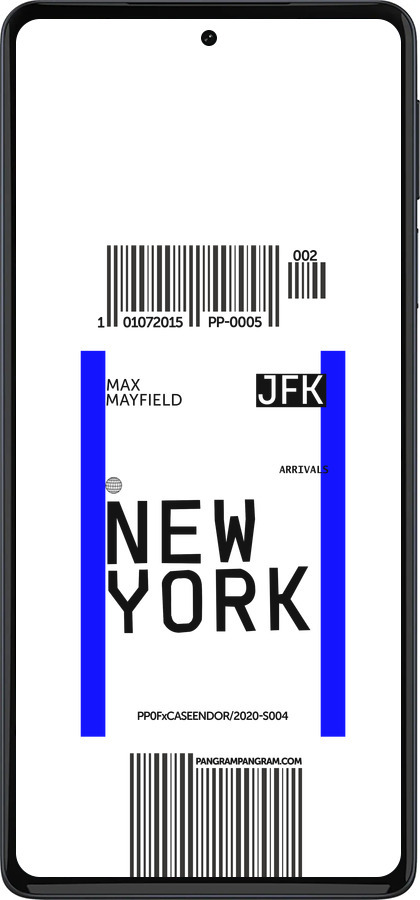 Силиконовый чехол New York для Motorola Edge 30 Pro - 4861u-2826 изображение 