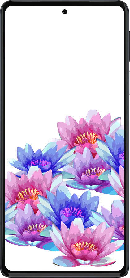 Силиконовый чехол Лотос для Motorola Edge 30 Pro - 4862u-2826 изображение 