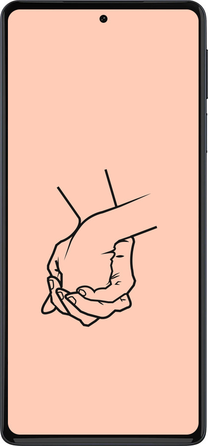 Силиконовый чехол Руки для Motorola Edge 30 Pro - 4896u-2826 изображение 