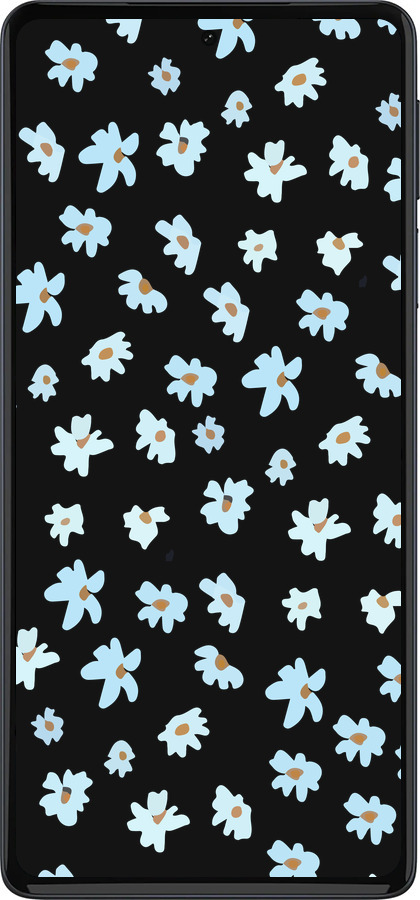 Силиконовый чехол Цветочный для Motorola Edge 30 Pro - 4900u-2826 изображение 