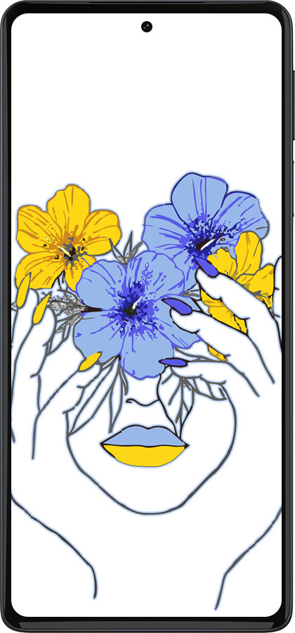 Силиконовый чехол Девушка v4 для Motorola Edge 30 Pro - 5276u-2826 изображение 