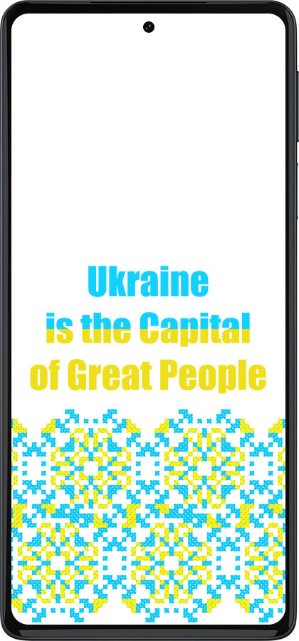 Силиконовый чехол Ukraine для Motorola Edge 30 Pro - 5283u-2826 изображение 