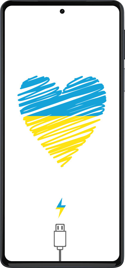 Силиконовый чехол Подзарядка сердца v2 для Motorola Edge 30 Pro - 5295u-2826 изображение 