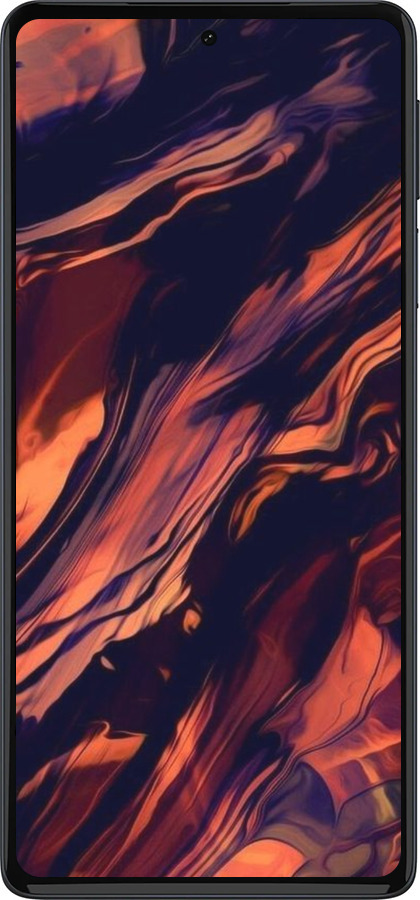 Силиконовый чехол Черно-оранжевая абстракция для Motorola Edge 30 Pro - 5340u-2826 изображение 