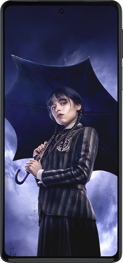 Силиконовый чехол Wednesday v2 для Motorola Edge 30 Pro - 5516u-2826 изображение 