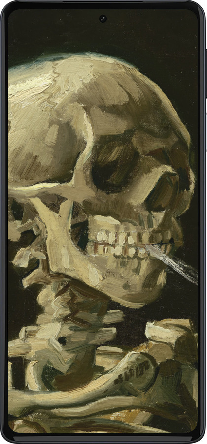 Силиконовый чехол Винсент Ван Гог. Череп для Motorola Edge 30 Pro - 5544u-2826 изображение 