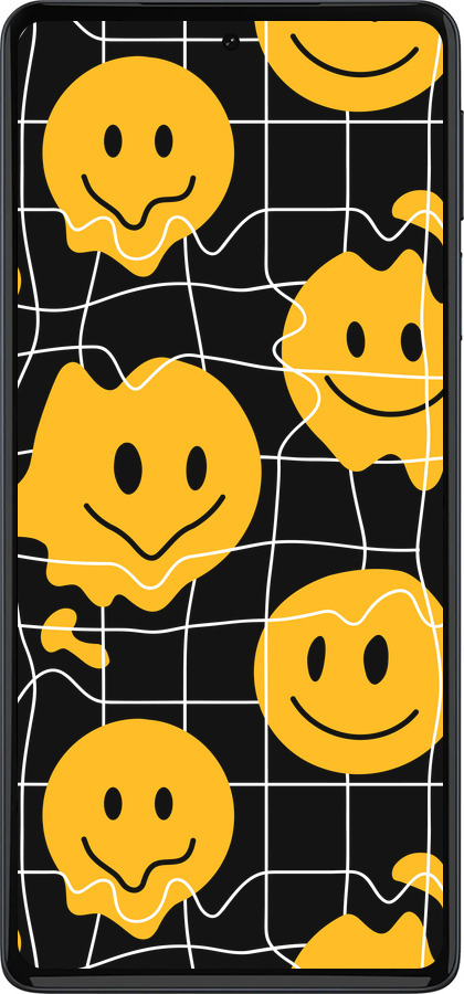 Силиконовый чехол Смайлы v3 для Motorola Edge 30 Pro - 5623u-2826 изображение 