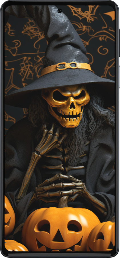 Силиконовый чехол Halloween 2 для Motorola Edge 30 Pro - 5654u-2826 изображение 