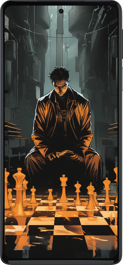 Силиконовый чехол Шахматы для Motorola Edge 30 Pro - 5951u-2826 изображение 