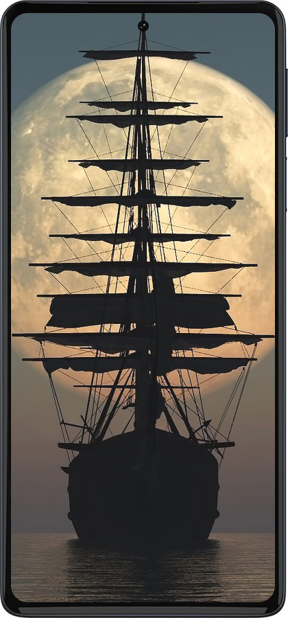 Силиконовый чехол Корабль для Motorola Edge 30 Pro - 5998u-2826 изображение 