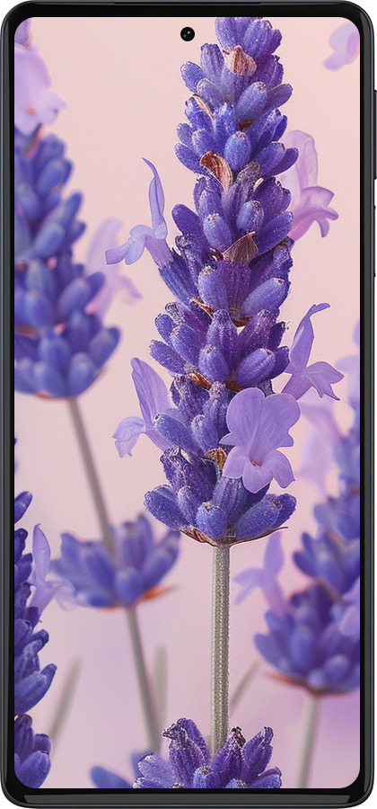 Силіконовий чехол Лаванда для Motorola Edge 30 Pro - 6037u-2826 изображение 