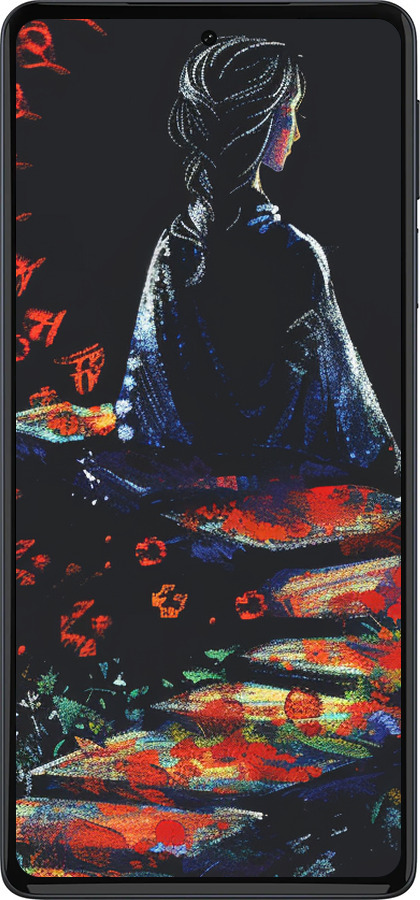 Силиконовый чехол Мечтательная девушка для Motorola Edge 30 Pro - 6042u-2826 изображение 