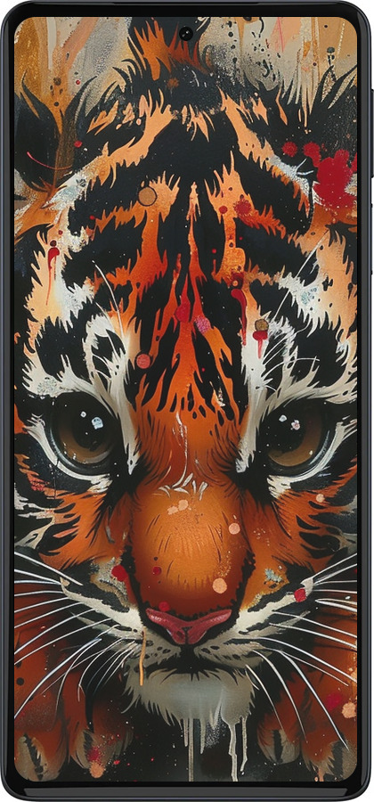 Силиконовый чехол Mini tiger для Motorola Edge 30 Pro - 6052u-2826 изображение 