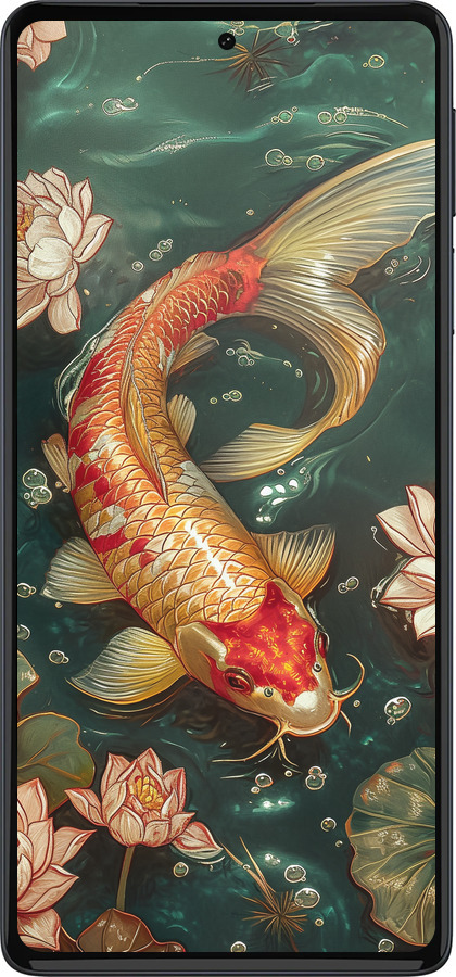 Силиконовый чехол Мелодия Лотоса для Motorola Edge 30 Pro - 6106u-2826 изображение 