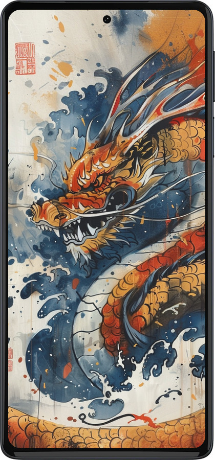 Силиконовый чехол Ярость дракона для Motorola Edge 30 Pro - 6112u-2826 изображение 
