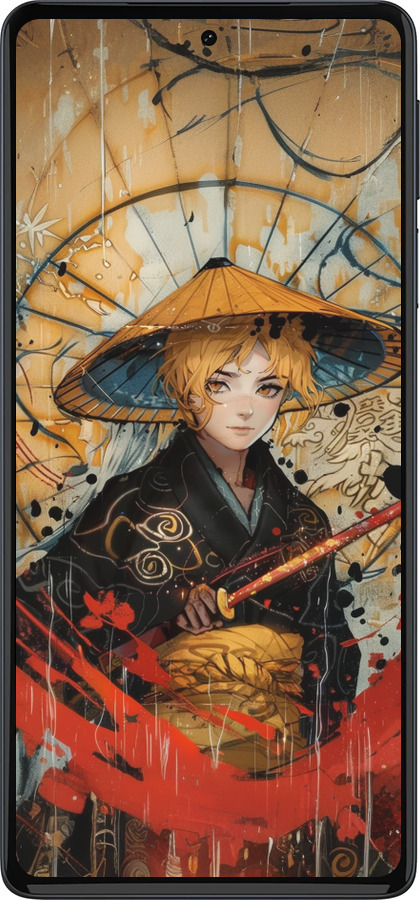 Силиконовый чехол Самурайская отвага для Motorola Edge 30 Pro - 6115u-2826 изображение 