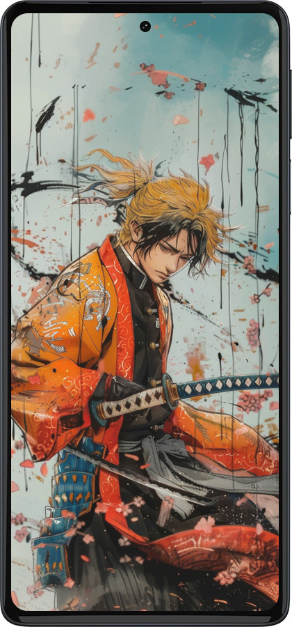 Силиконовый чехол Agatsuma Zenitsu: Убийца демонов для Motorola Edge 30 Pro - 6118u-2826 изображение 