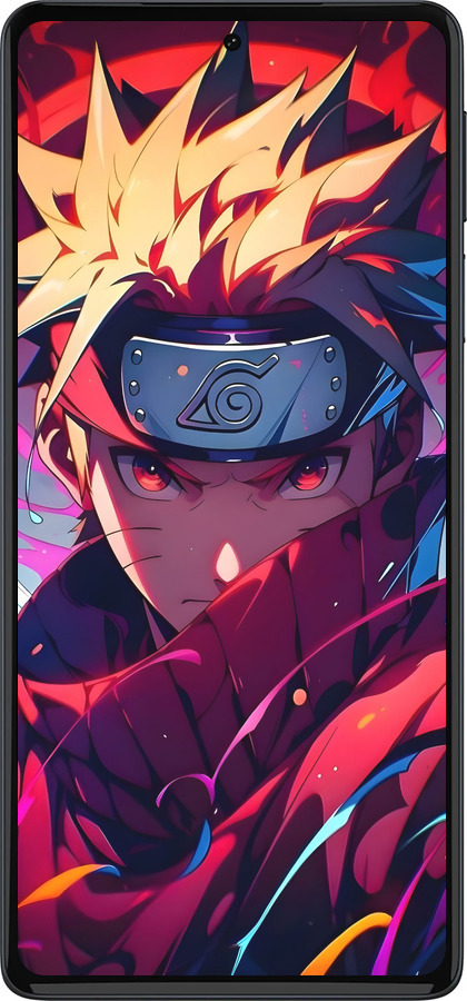 Силиконовый чехол Наруто для Motorola Edge 30 Pro - 6274u-2826 изображение 