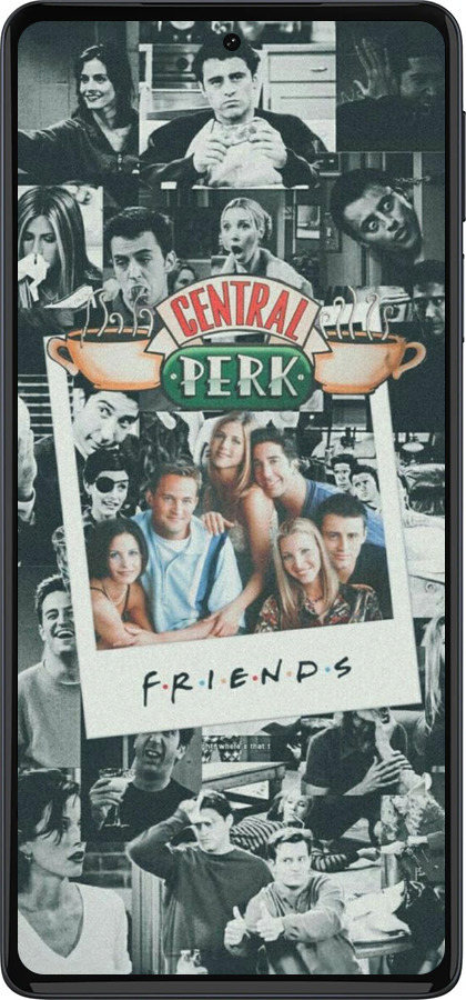 Силиконовый чехол Друзья для Motorola Edge 30 Pro - 6276u-2826 изображение 