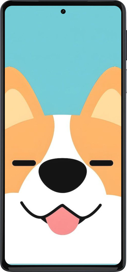 Силиконовый чехол Корги для Motorola Edge 30 Pro - 6280u-2826 изображение 