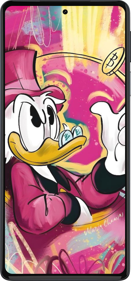 Силиконовый чехол Скрудж для Motorola Edge 30 Pro - 6283u-2826 изображение 