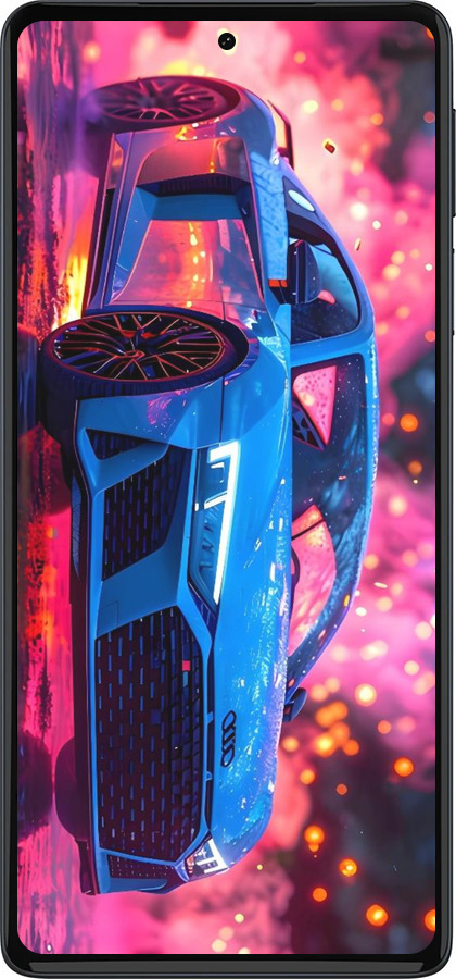 Силиконовый чехол Ауди для Motorola Edge 30 Pro - 6286u-2826 изображение 