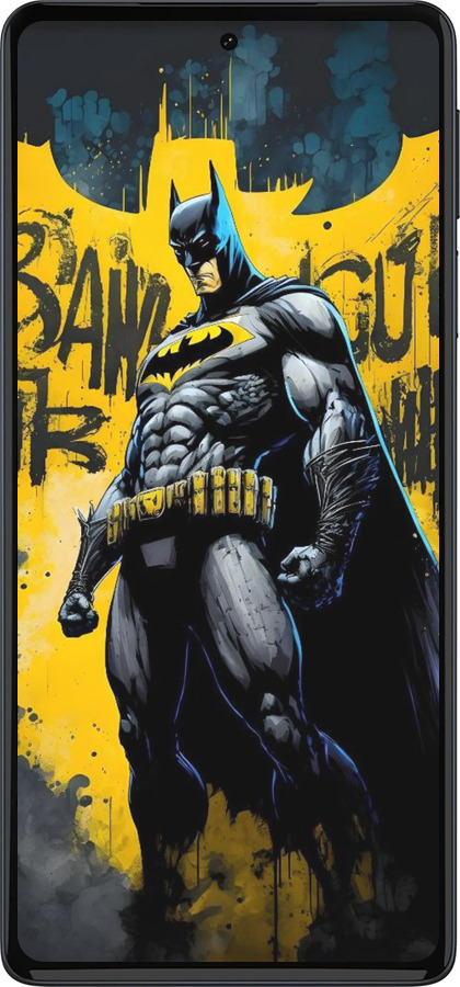 Силиконовый чехол Бетмен для Motorola Edge 30 Pro - 6290u-2826 изображение 