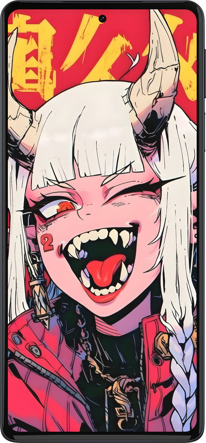 Силиконовый чехол Аниме демон для Motorola Edge 30 Pro - 6308u-2826 изображение 