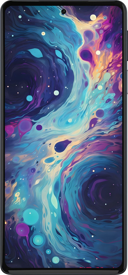 Силиконовый чехол Арт акварель для Motorola Edge 30 Pro - 6329u-2826 изображение 