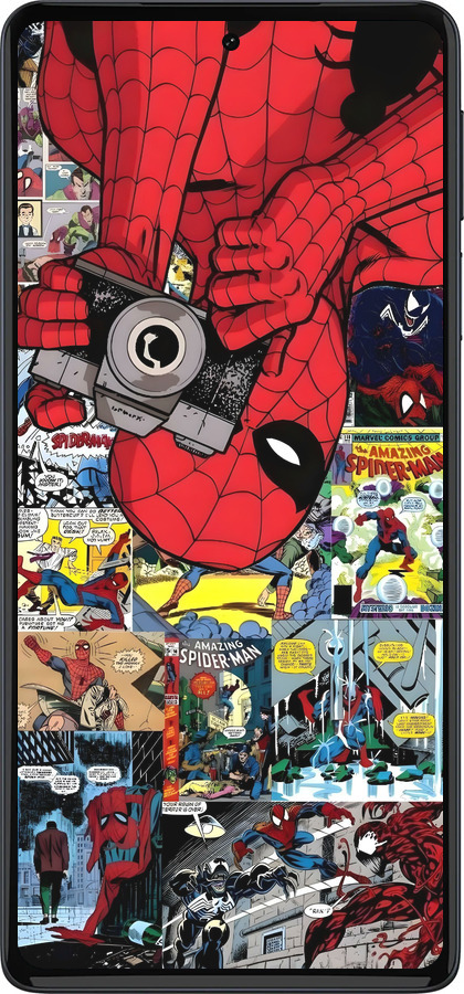 Силиконовый чехол Человек паук 2 для Motorola Edge 30 Pro - 6333u-2826 изображение 