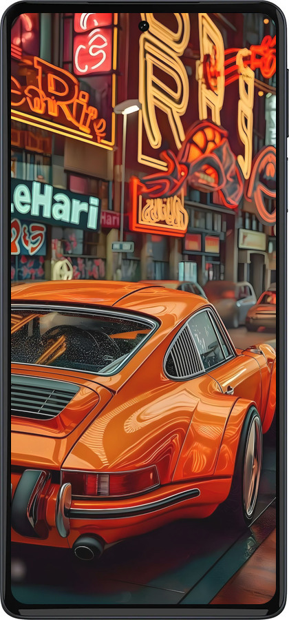 Силиконовый чехол Порше для Motorola Edge 30 Pro - 6334u-2826 изображение 