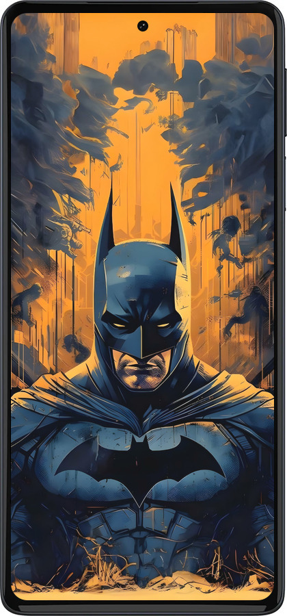 Силиконовый чехол Бэтмен для Motorola Edge 30 Pro - 6335u-2826 изображение 