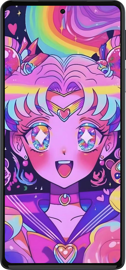 Силиконовый чехол Сейлор Мун 3 для Motorola Edge 30 Pro - 6352u-2826 изображение 