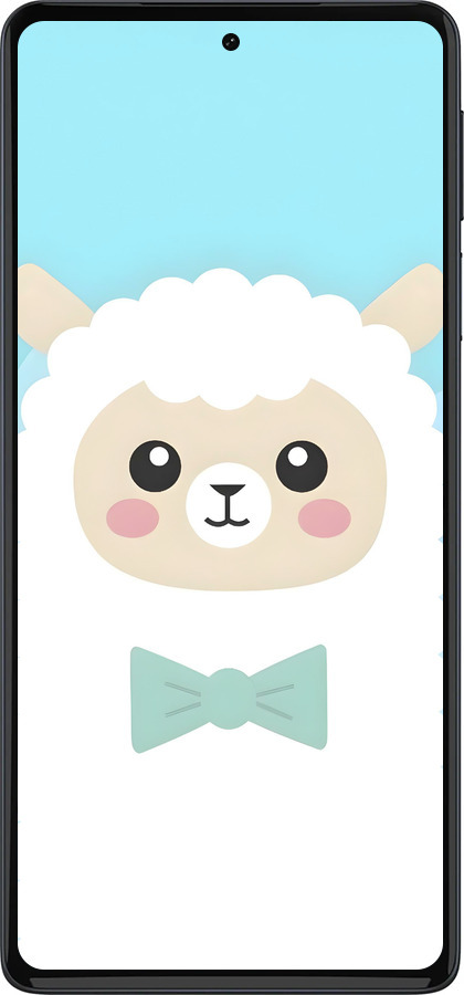 Силиконовый чехол Милый барашек для Motorola Edge 30 Pro - 6355u-2826 изображение 