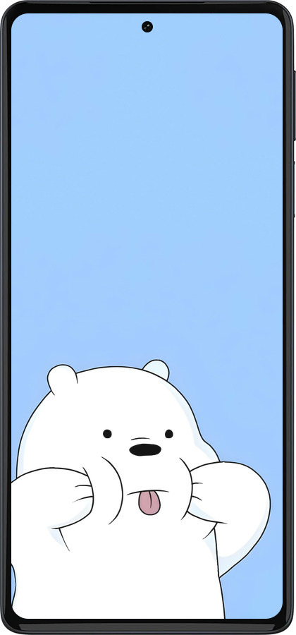 Силиконовый чехол Милый мишка для Motorola Edge 30 Pro - 6357u-2826 изображение 