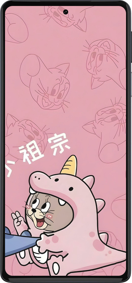 Силиконовый чехол Том и джерри 2 для Motorola Edge 30 Pro - 6359u-2826 изображение 