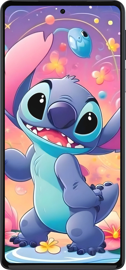 Силиконовый чехол Стич 2 для Motorola Edge 30 Pro - 6371u-2826 изображение 