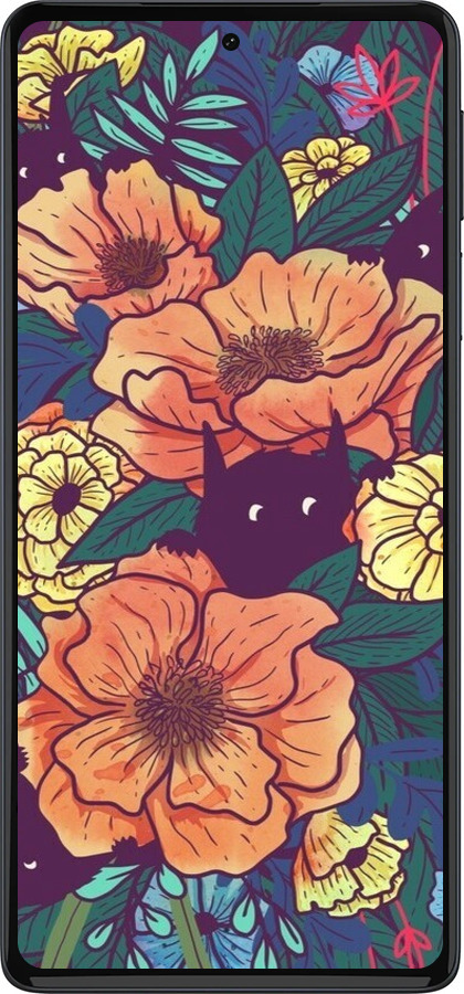 Силиконовый чехол С изображением полевых цветов для Motorola Edge 30 Pro - 6419u-2826 изображение 