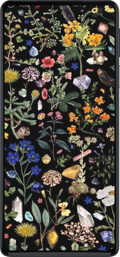 Силиконовый чехол С цветами для Motorola Edge 30 Pro - 6422u-2826 изображение 