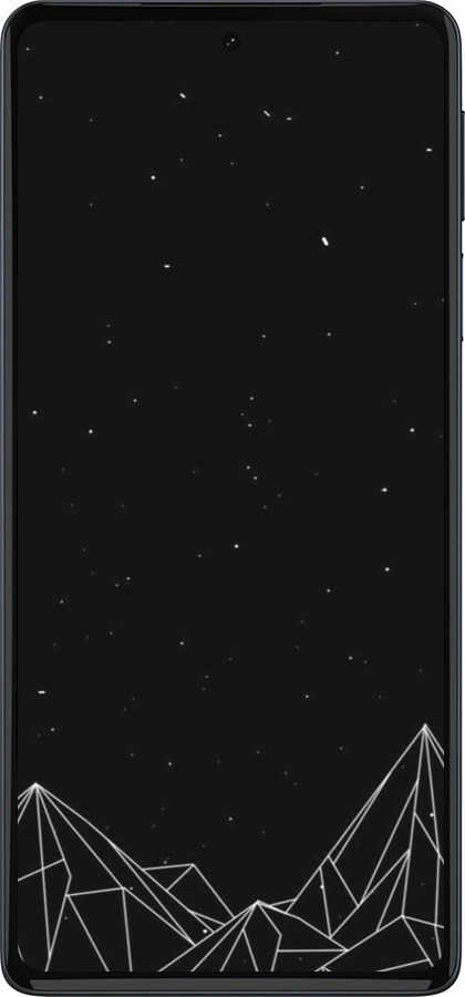 Силиконовый чехол Черно белые абстрактные горы для Motorola Edge 30 Pro - 6437u-2826 изображение 