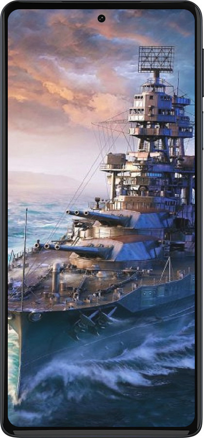 Силиконовый чехол Военный корабль, world of tanks, wargaming для Motorola Edge 30 Pro - 6461u-2826 изображение 