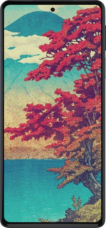 Силиконовый чехол С изображением природы для Motorola Edge 30 Pro - 6469u-2826 изображение 