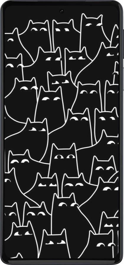 Силиконовый чехол С изображением кошек для Motorola Edge 30 Pro - 6470u-2826 изображение 