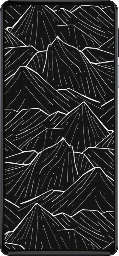 Силиконовый чехол С изображением Темных гор для Motorola Edge 30 Pro - 6489u-2826 изображение 