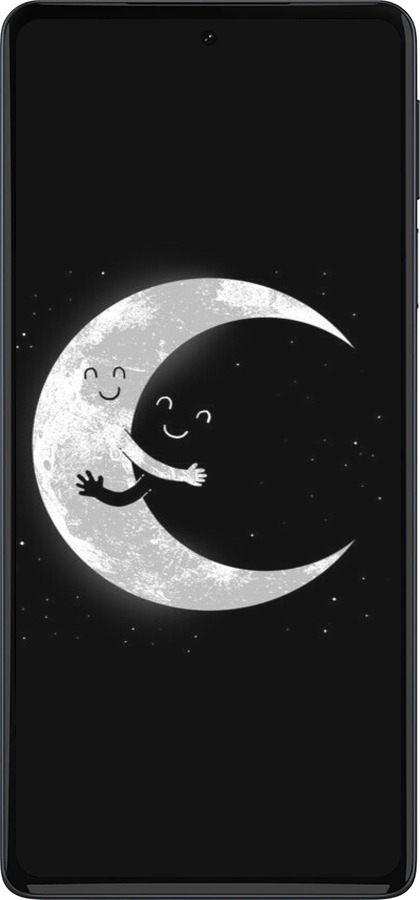Силиконовый чехол Лунные объятия для Motorola Edge 30 Pro - 6508u-2826 изображение 