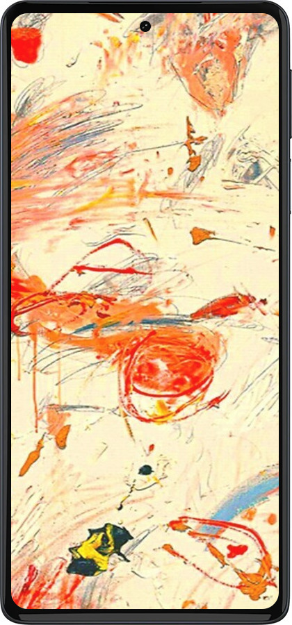 Силиконовый чехол Динамичная картина с хаотичными мазками для Motorola Edge 30 Pro - 6540u-2826 изображение 